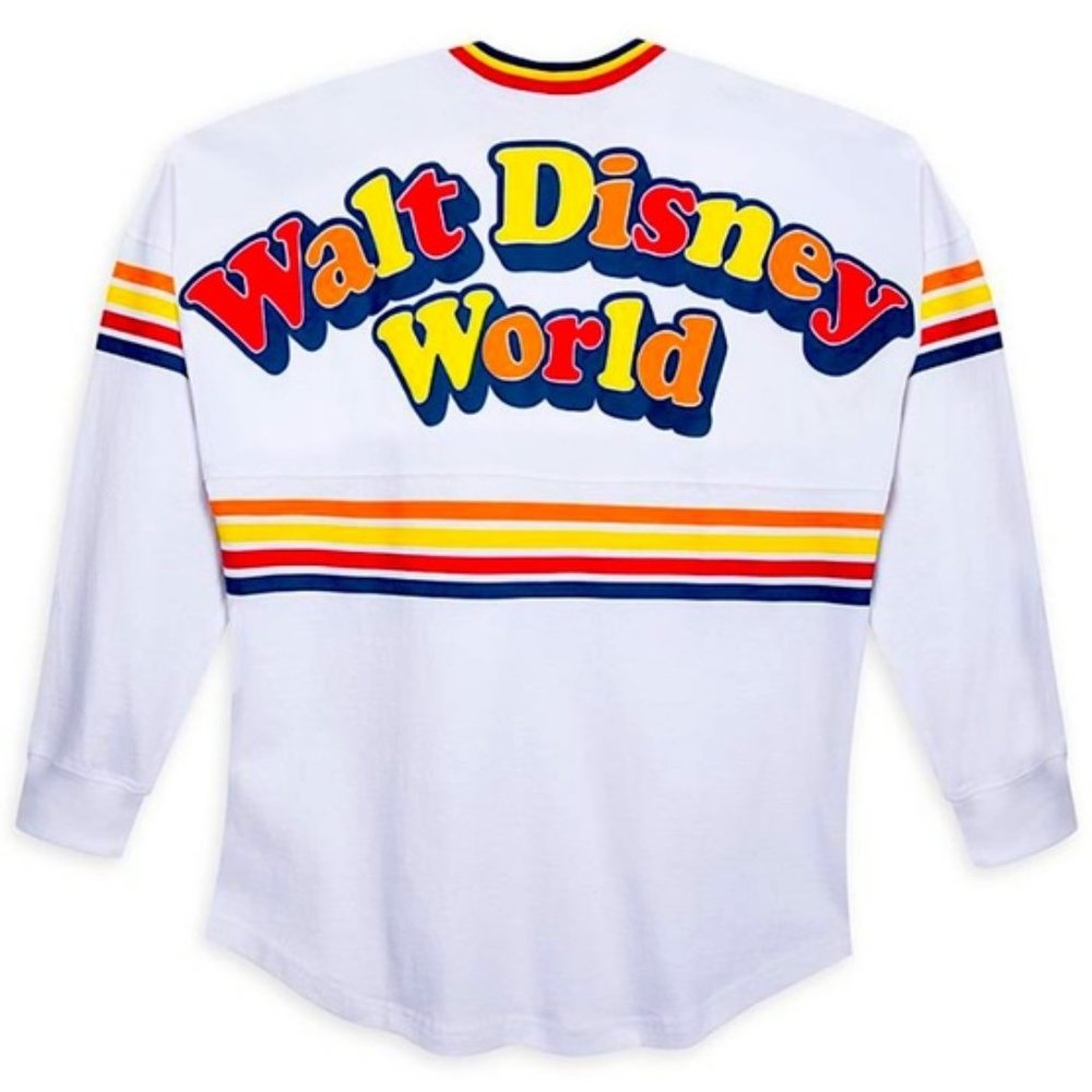 Walt Disney World Retro 1971 Stripe Spirit Jersey Size Small